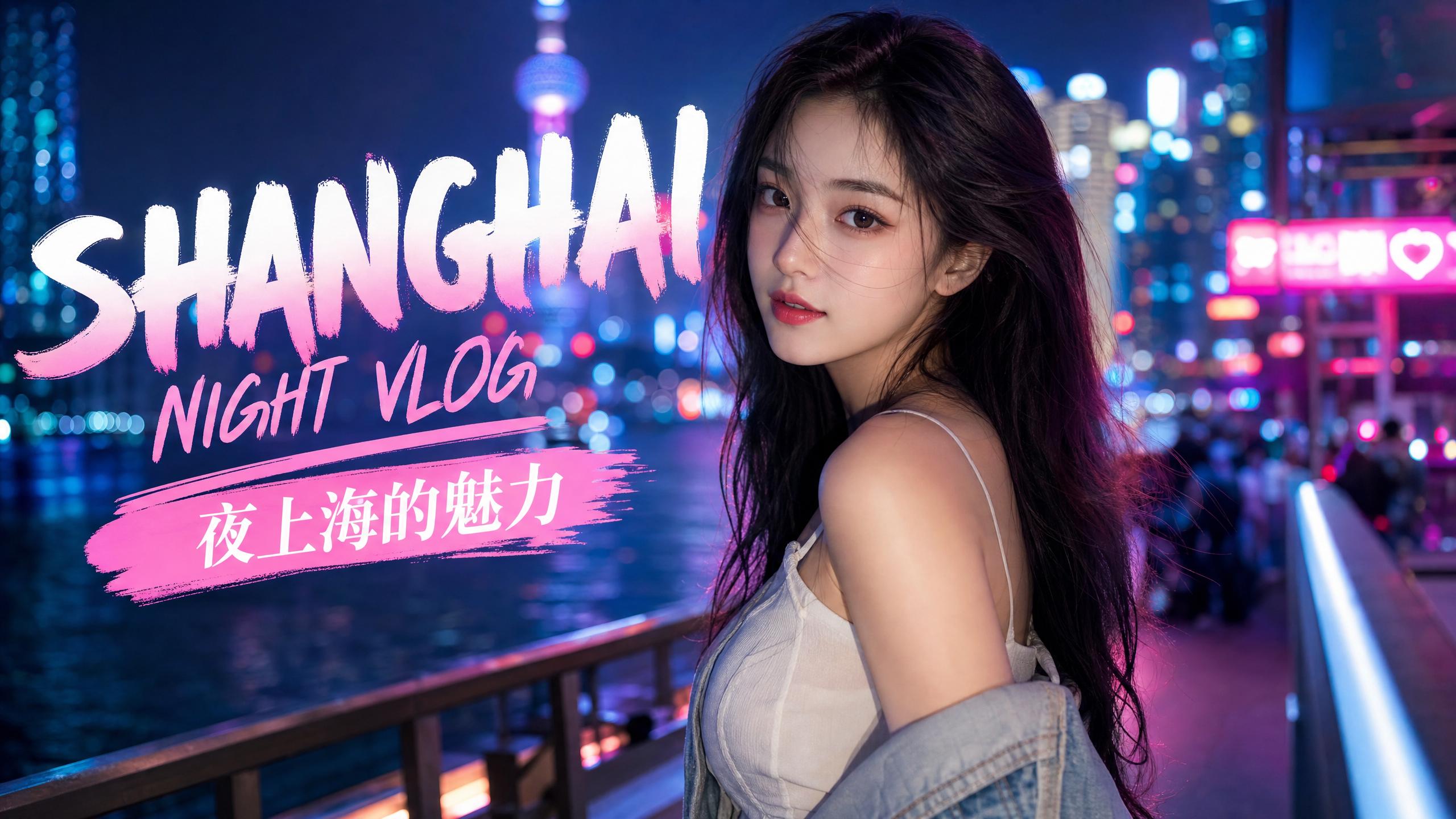 陈美娇-陈美娇生活视频：夜上海魅力·城市夜景Vlog视频分享